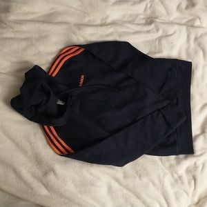 Blue and Pink Adidas Sweatshirt